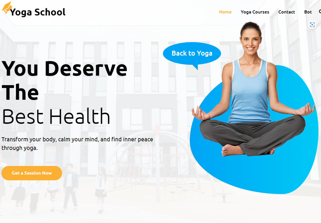 Yoga School Website